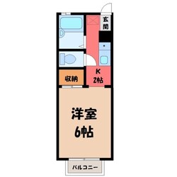 コーポ幸町の物件間取画像